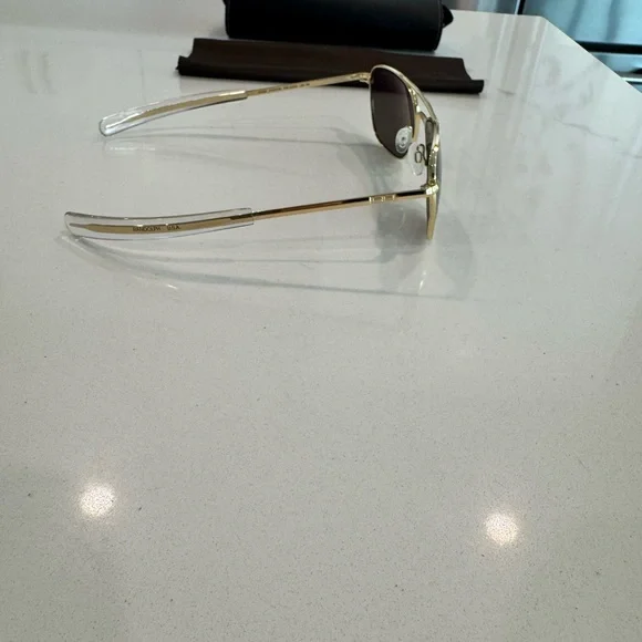 Randolph Gold Aviator Sunglasses - Picture 2 of 7